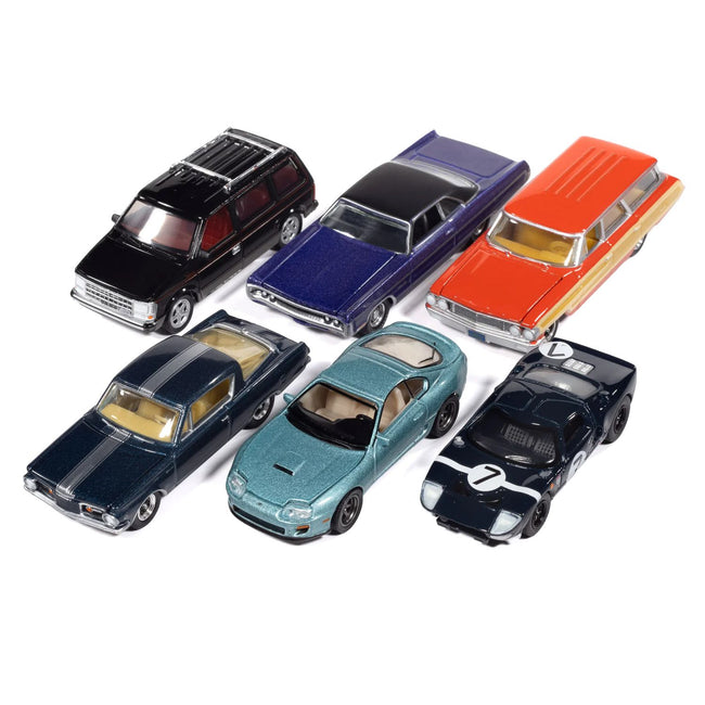Auto World Premium 2025 Release 3 Set B of 6 pieces 1/64 Diecast Model Cars by Auto World