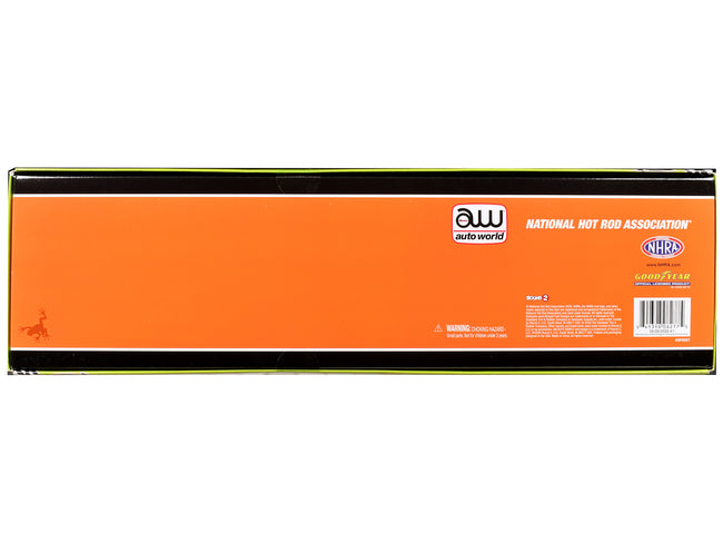 NHRA TFD (Top Fuel Dragster) #TF3 Justin Ashley "SCAG Power Equipment" Orange Tiger Livery (2026) 1/24 Diecast Model Car by Auto World