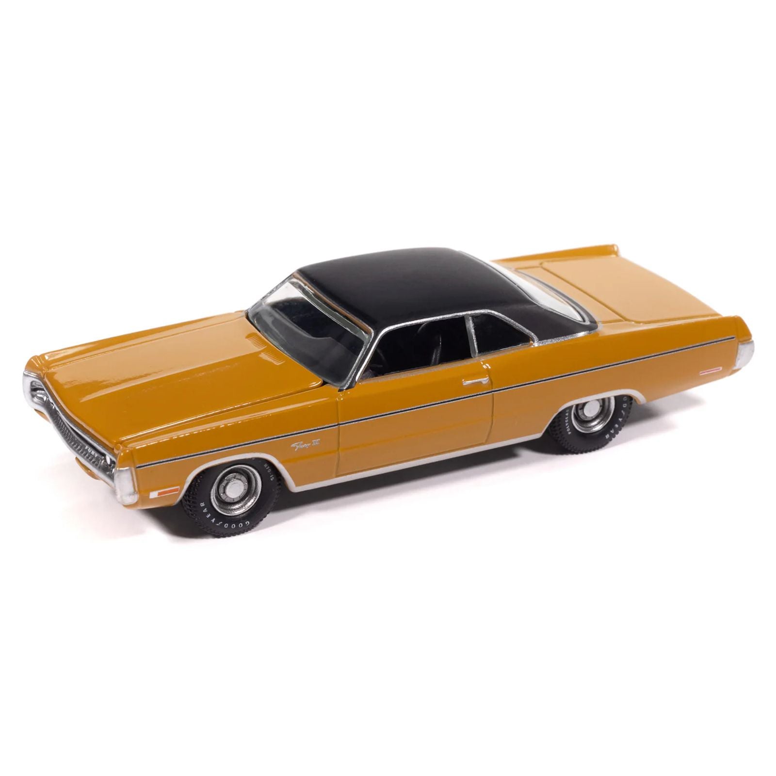 1971 Plymouth Fury III Bahama Yellow with Black Top 