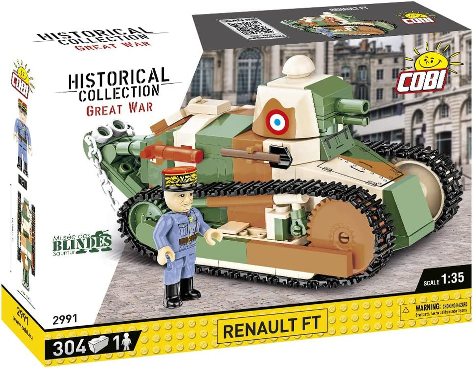 Cobi 304pcs HC Great War Renault FT