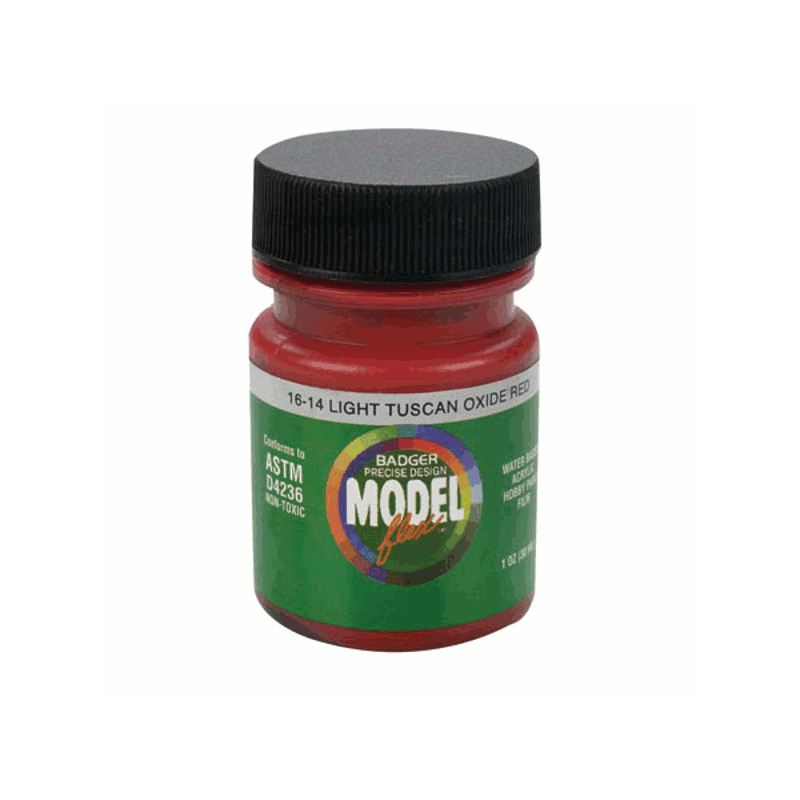 Badger Air Brush Co. - Light Tuscan Oxide Red, 1 oz ModelCars.com