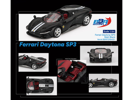 Ferrari Daytona SP3 Matt Black model
