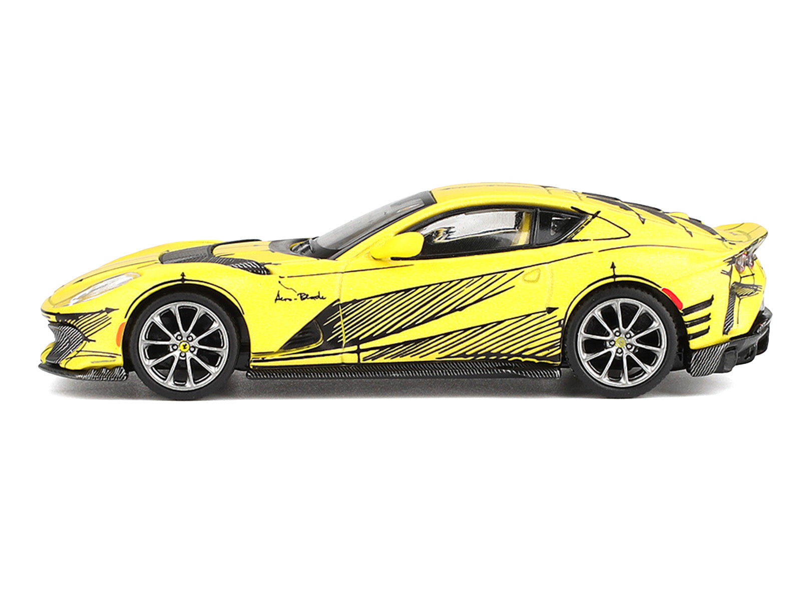 Yellow Ferrari toy car BBRFER64032-2__66649