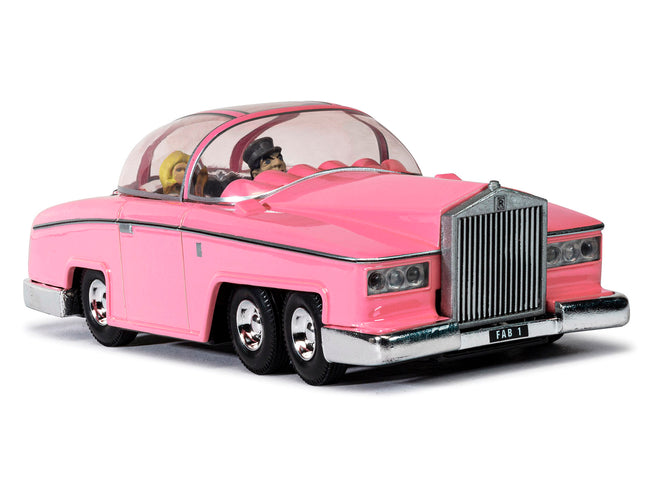 Rolls Royce FAB 1 Pink with Figures "Thunderbirds" (1965-1966) TV Series "F.A.B. Collection" Diecast Model by Corgi