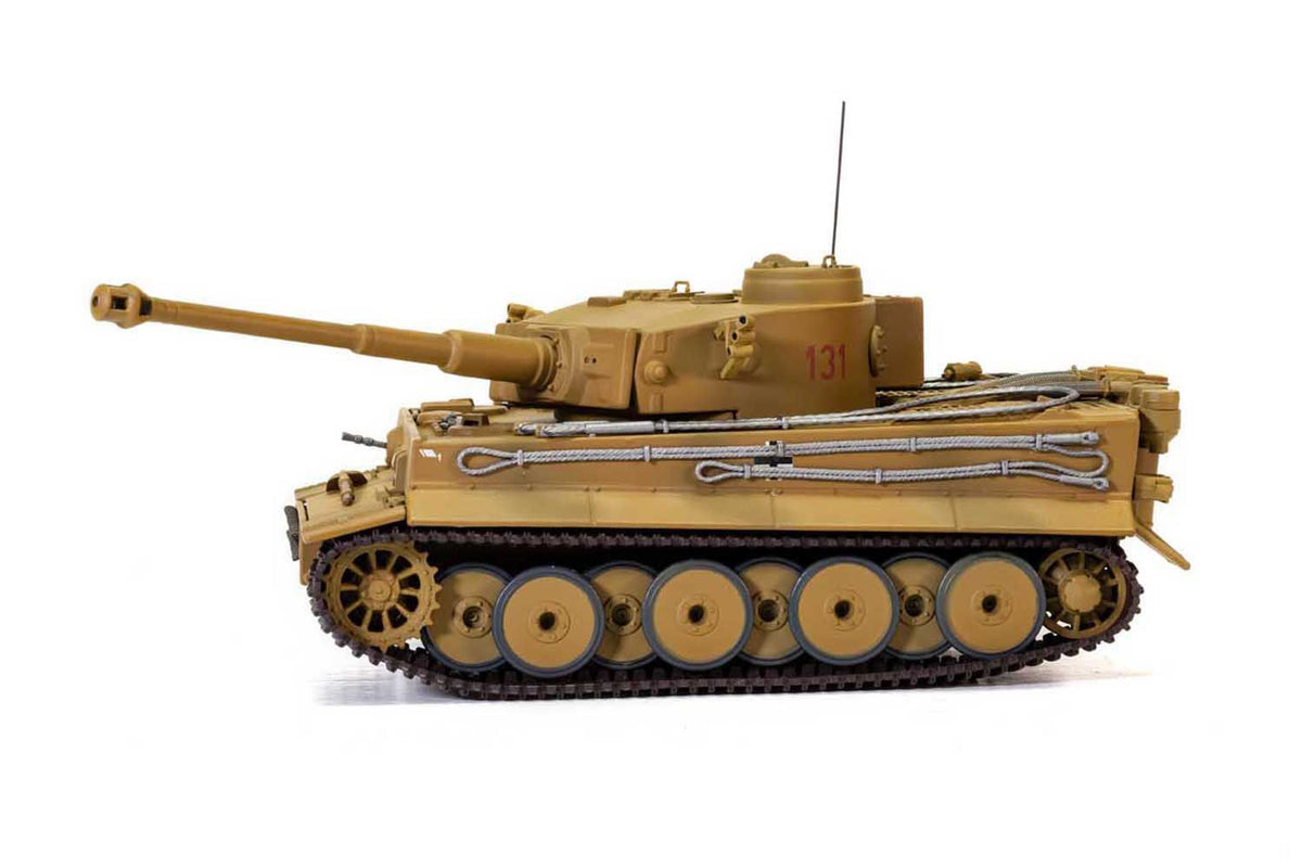 Panzerkampfwagen VI Tiger Ausf E (Early Production) Tank "Tiger 131 Schwere Panzerabteilung 504 Point 174 Gueriat El Atach Tunisia" (1943) German Army "Military Legends" Series 1/50 Diecast Model by Corgi