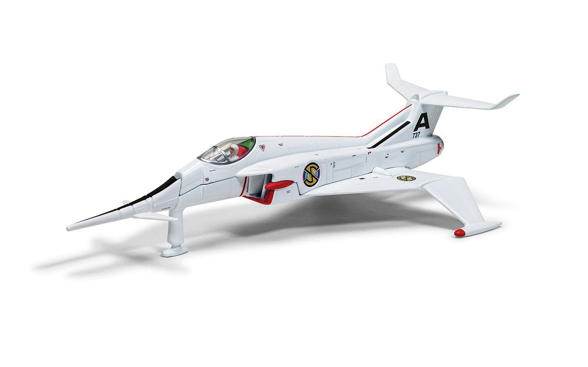 Angel Interceptor Aircraft "World Army Air Force" White "Captain Scarlet and the Mysterons" (1967-1968) TV Series Diecast Model by Corgi