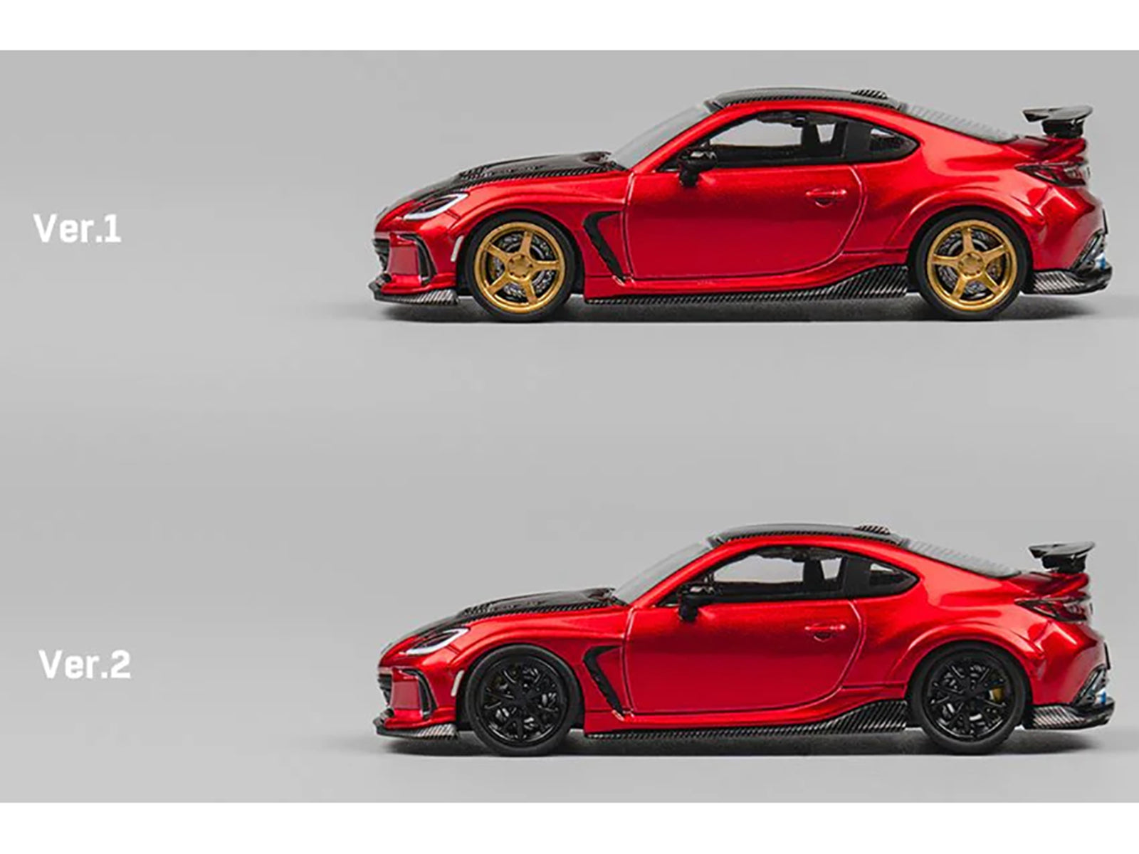 Red Toyota GR86 model car (CM64-BRZ-07-4)