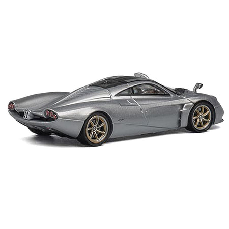 Silver Pagani Huayra Codalunga model car