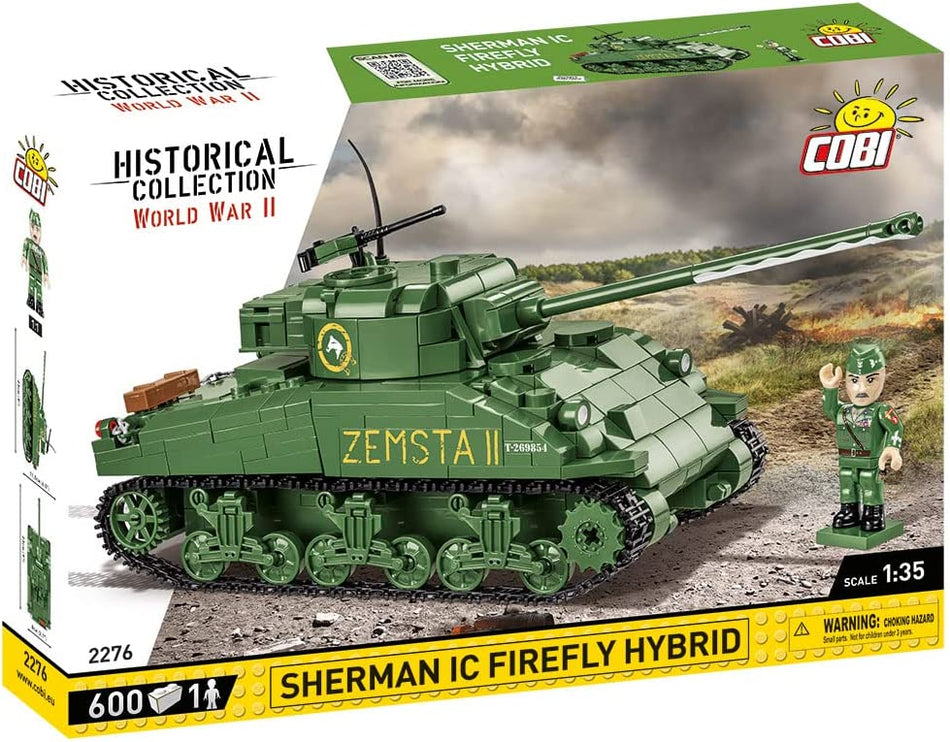 Cobi 600pcs HC WWII Sherman IC Firefly Hybrid