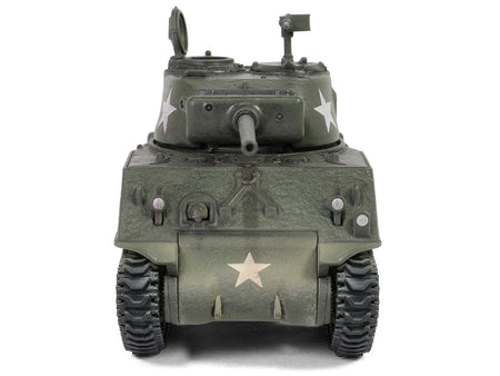 U.S. Sherman M4A3(76) Medium Tank "THUNDERBOLT IV 37th Tank Battalion 4th Armored Division Bastogne" (1944) United States Army "Mini AFV" Series 1/64 Diecast Model by Forces of Valor