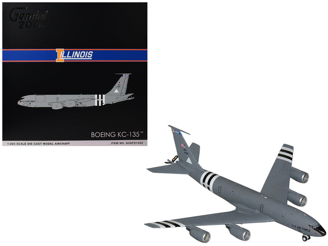 Boeing KC-135R Stratotanker Tanker Aircraft "Illinois Air National Guard" (63-7981) United States Air Force "Gemini 200" Series 1/200 Diecast Model by GeminiJets