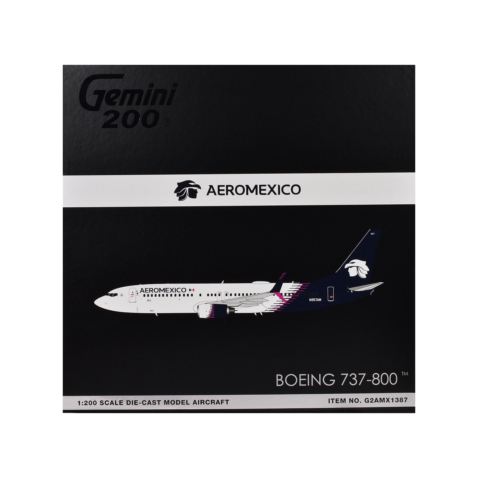 Aeromexico Boeing 737-800 model aircraft G2AMX1387 box