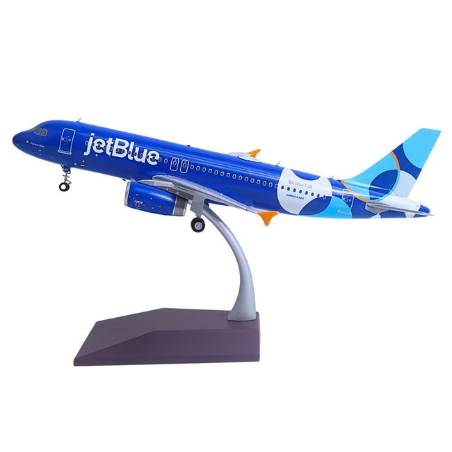 Airbus A320 Commercial Aircraft "JetBlue Airways - Forever Blue" (N547JB) Blue with Graphics "Gemini 200" Series 1/200 Diecast Model Airplane by GeminiJets