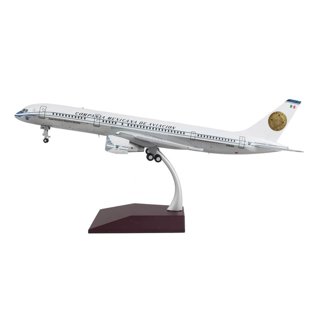 Boeing 757-200 Commercial Aircraft "Mexicana Retro Livery" (N380RM) White with Tail Graphics "Gemini 200" Series 1/200 Diecast Model Airplane by GeminiJets