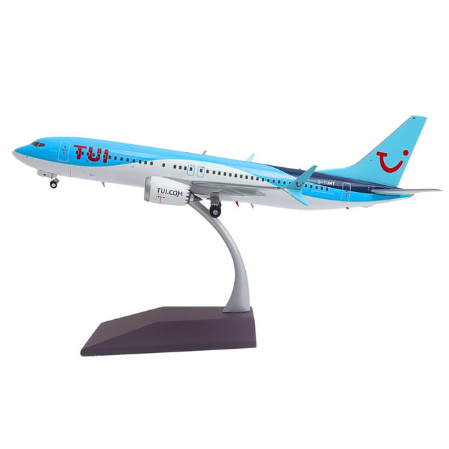 Boeing 737 MAX 8 Commercial Aircraft "TUI Airways" (G-TUMY) Blue and White "Gemini 200" Series 1/200 Diecast Model Airplane by GeminiJets