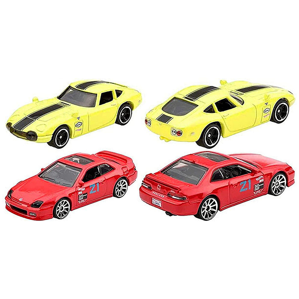 "JDM Assortment" 5 piece Set Diecast Model Cars by Hot Wheels