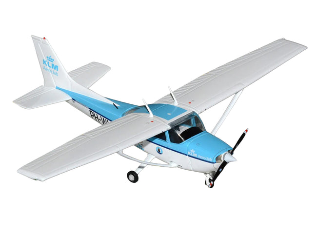 Cessna 172 Skyhawk Aircraft "KLM Aeroclub" (PH-WVO) Light Blue and White "Gemini General Aviation" Series 1/72 Diecast Model Airplane by GeminiJets