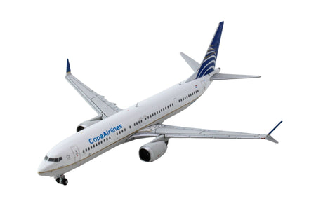 Boeing 737 MAX 9 Commercial Aircraft "Copa Airlines" (HP-9907CMP) White with Blue Tail 1/400 Diecast Model Airplane by GeminiJets