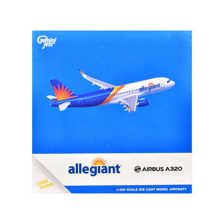 Gemini Jets Allegiant Airbus A320 die-cast model GJ2326-BOX__16598