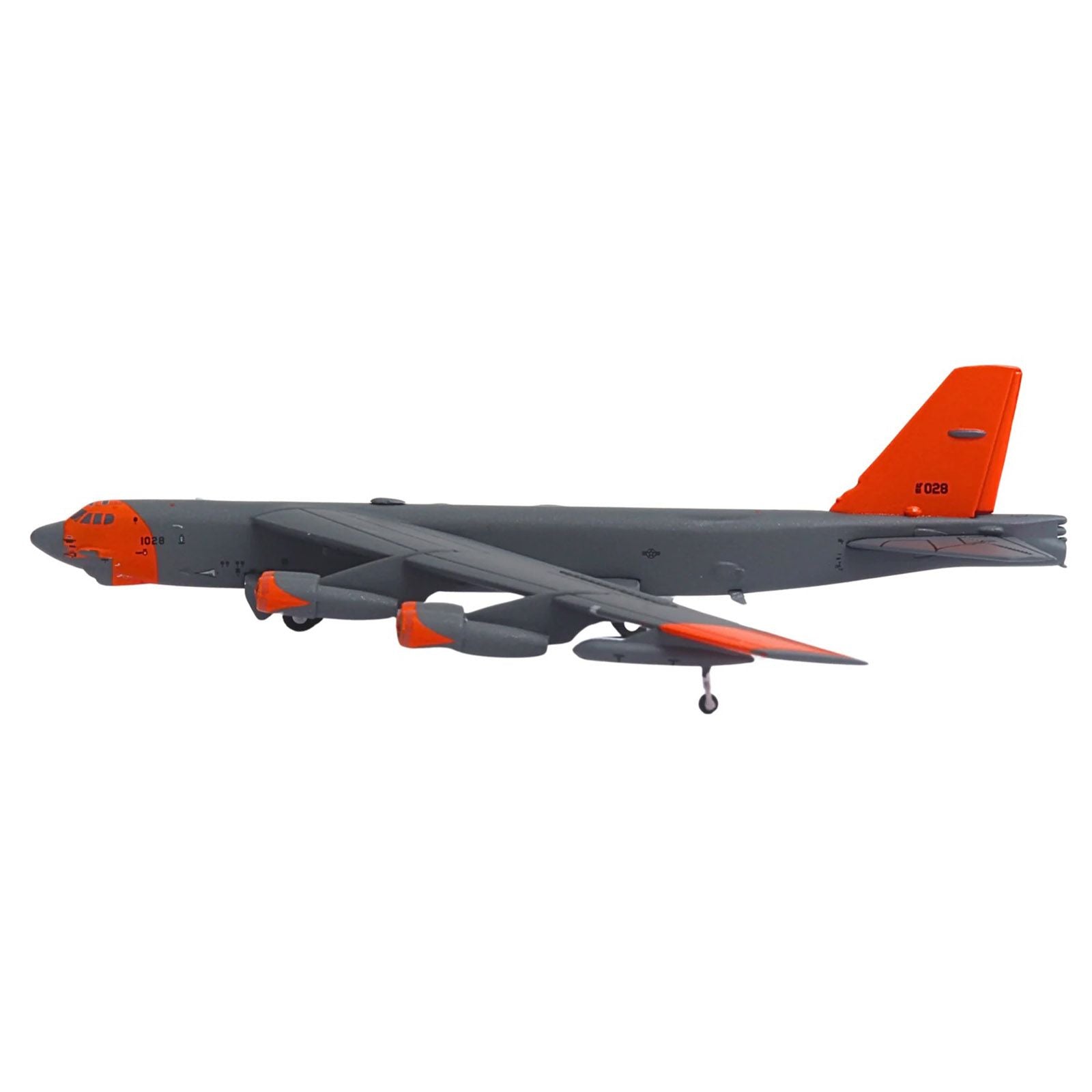 GM149-2__45804 B-52 Stratofortress model with orange accents