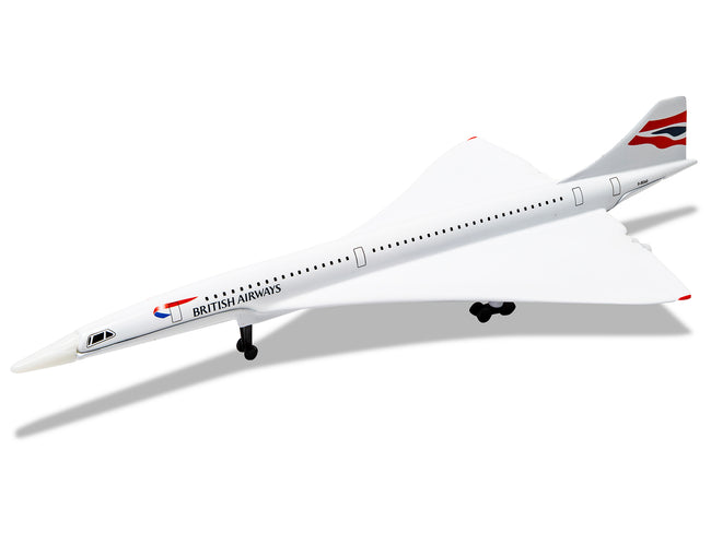 BAe/Aerospatiale Concorde Commercial Aircraft "British Airways" White "Best of British" Series Diecast Model by Corgi