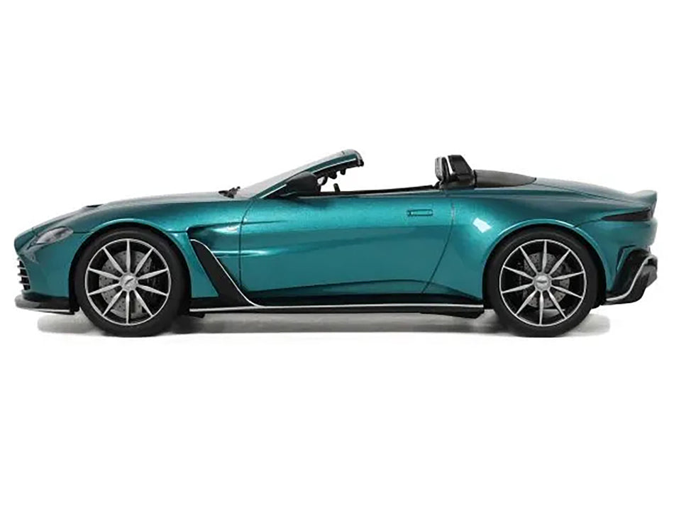 Aston Martin V12 Vantage Roadster Racing Green Metallic 1/18 Model Car by GT Spirit