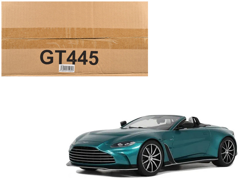 Aston Martin V12 Vantage Roadster Racing Green Metallic 1/18 Model Car by GT Spirit