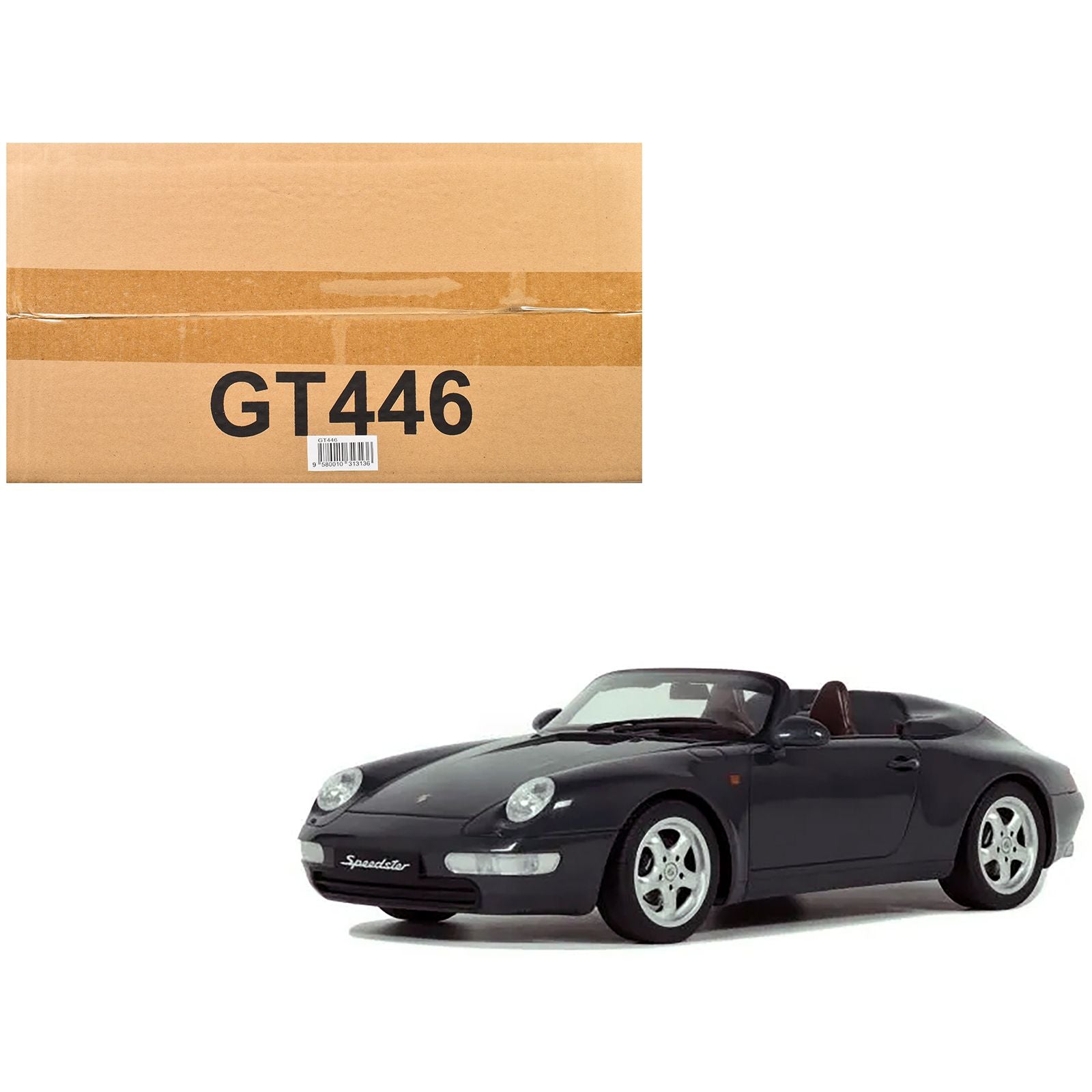 Porsche 993 Speedster Black 1/18 Model Car by GT Spirit
