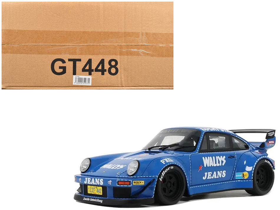 RWB Bodykit "OSHO Arrow" Blue 1/18 Model Car by GT Spirit