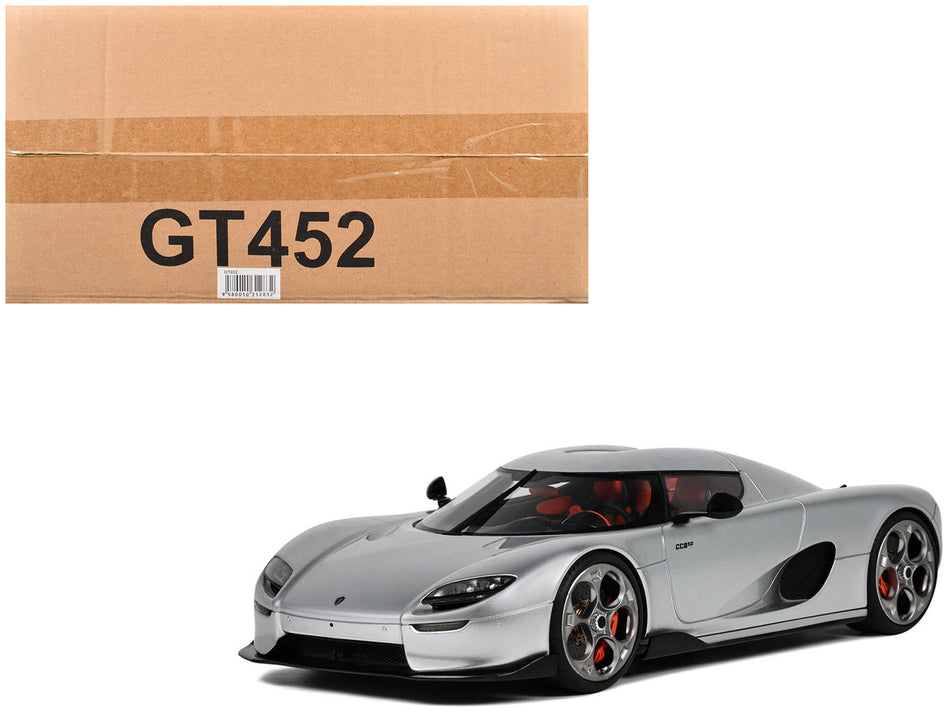 Koenigsegg CC850 Silver Metallic 1/18 Model Car by GT Spirit