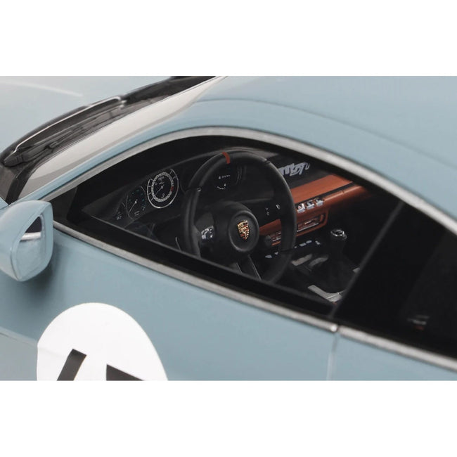 2024 Porsche 911 S/T #63 Shore Blue Metallic 1/18 Model Car by GT Spirit