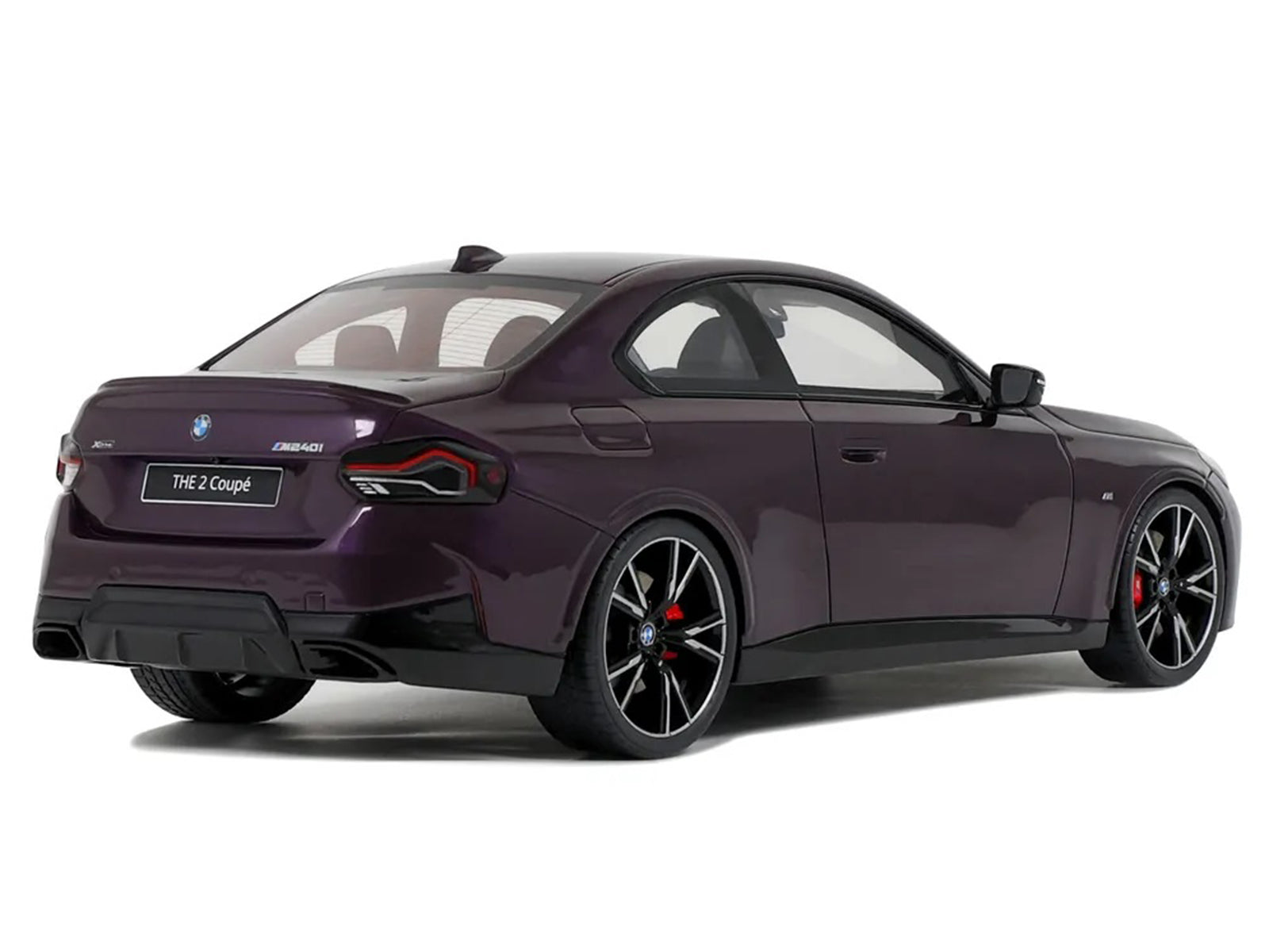 GT504-5 BMW 2 Series Coupe, purple, rear view