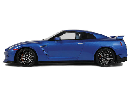 Blue GT521-4 Nissan GT-R sports car side view