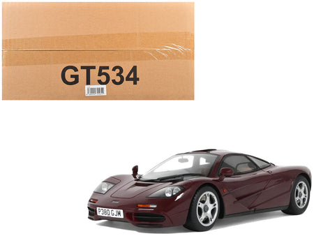 1992 McLaren F1 Dark Red 1/18 Model Car by GT Spirit