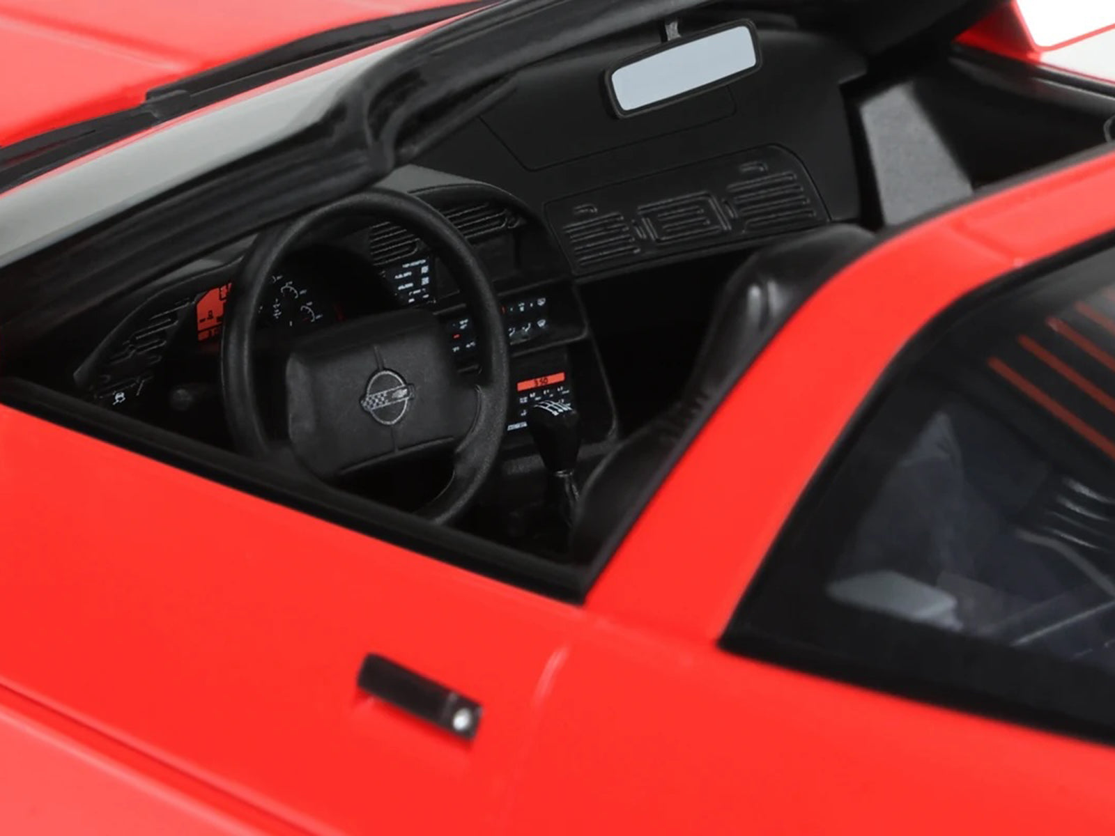 Red Corvette interior - GT537-2