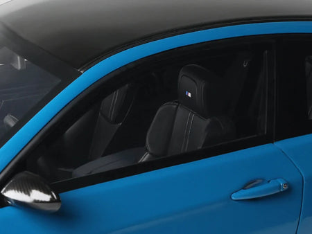 2007 BMW M3 E92 Blue Metallic with Black Top 1/18 Model Car by GT Spirit