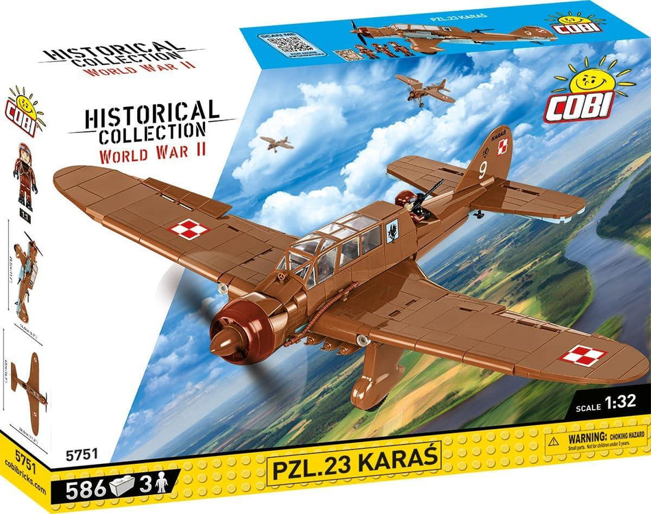 Cobi 586 PCS HC WWII /5751/ PZL.23 KARAS