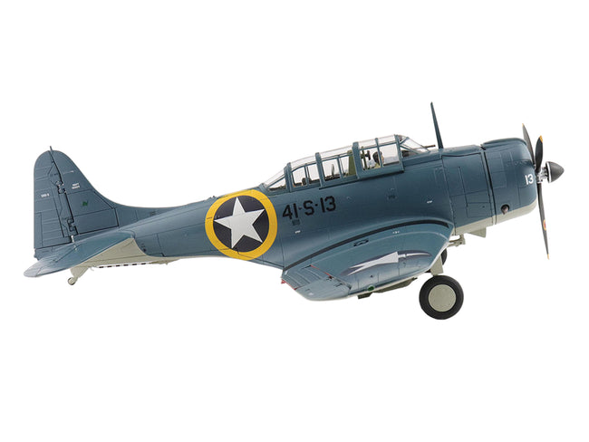 Douglas SBD-3 Dauntless Aircraft "06624 41-S-13 Operation Torch VS-41 USS Ranger" (1942) United States Navy "Premium Collection" 1/32 Diecast Model by Hobby Master