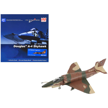 Douglas A-4E Skyhawk Aircraft "Aggressor 151095" (1985/6) United States Navy "Air Power Series" 1/72 Diecast Model by Hobby Master