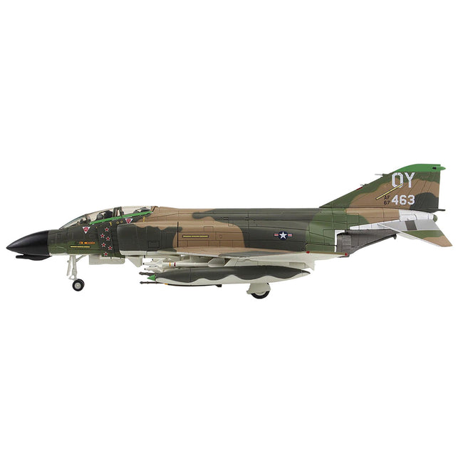 McDonnell Douglas F-4D Phantom II Fighter-Bomber Aircraft "66-7463 MiG Killer 665th TFS 432nd TRW Thailand" (1972) United States Air Force "Air Power Series"  1/72 Diecast Model by Hobby Master