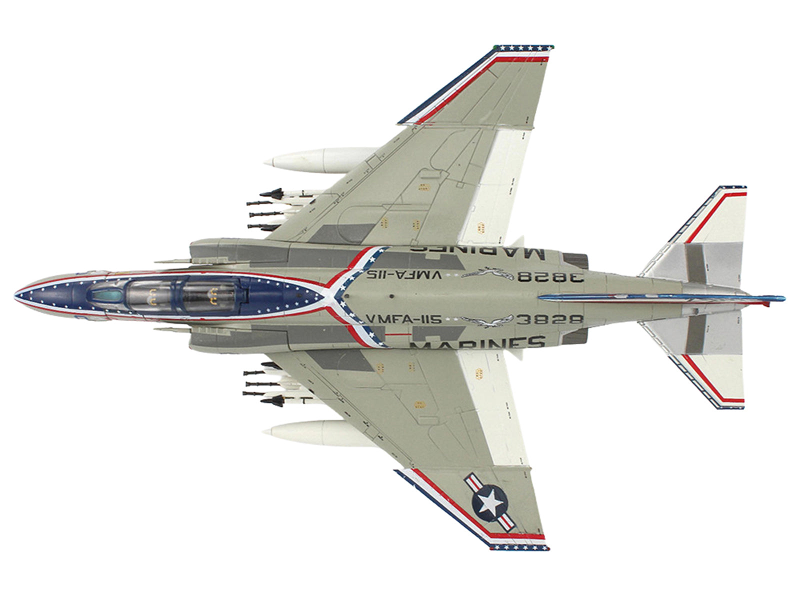 HA19078-3__81409 US Marine F-4 Phantom II jet from above