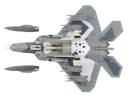 F-22 Raptor model HA2831-4__87294 from above with weapons