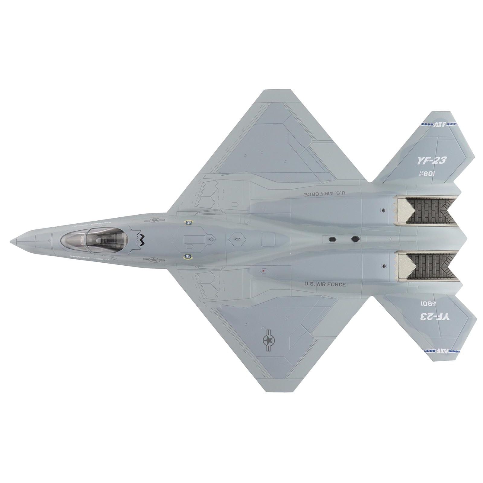 YF-23 HA2850-4 model aircraft top view