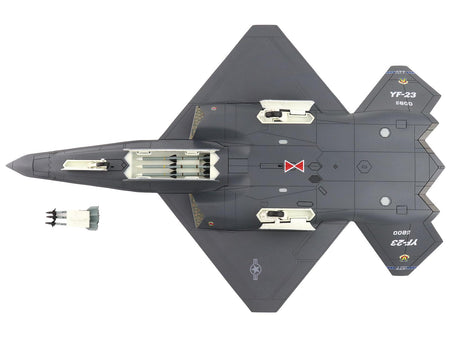 YF-23 model HA2851-4 top view with open weapons bay