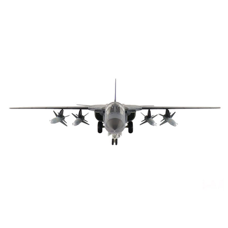 HA3033-3 aircraft model with missiles, front view