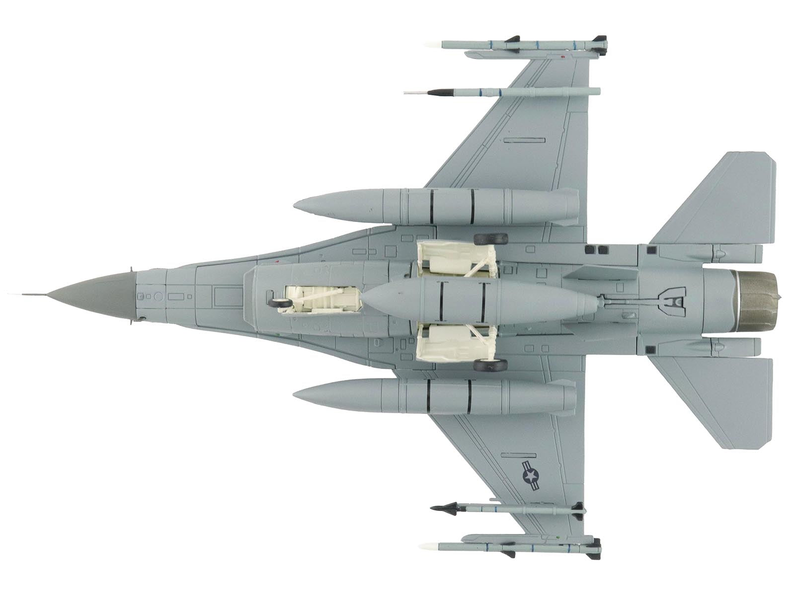 F-16 Fighting Falcon model HA38064-4__64570, top view