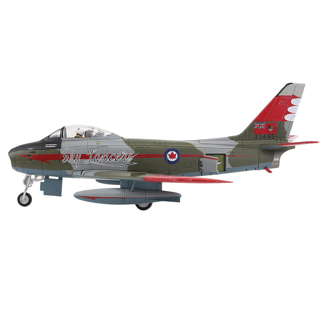 Canadair Sabre Mk.6 Fighter Aircraft "Sky Lancers" (1956) Royal Canadian Air Force "Air Power Series" 1/72 Diecast Model by Hobby Master