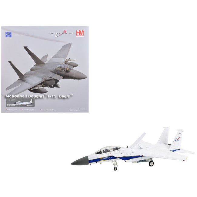 McDonnell Douglas F-15B Eagle Fighter Aircraft "Edwards AFB Airshow 2022 Armstrong Flight Research Center" NASA "Air Power Series" 1/72 Diecast Model by Hobby Master