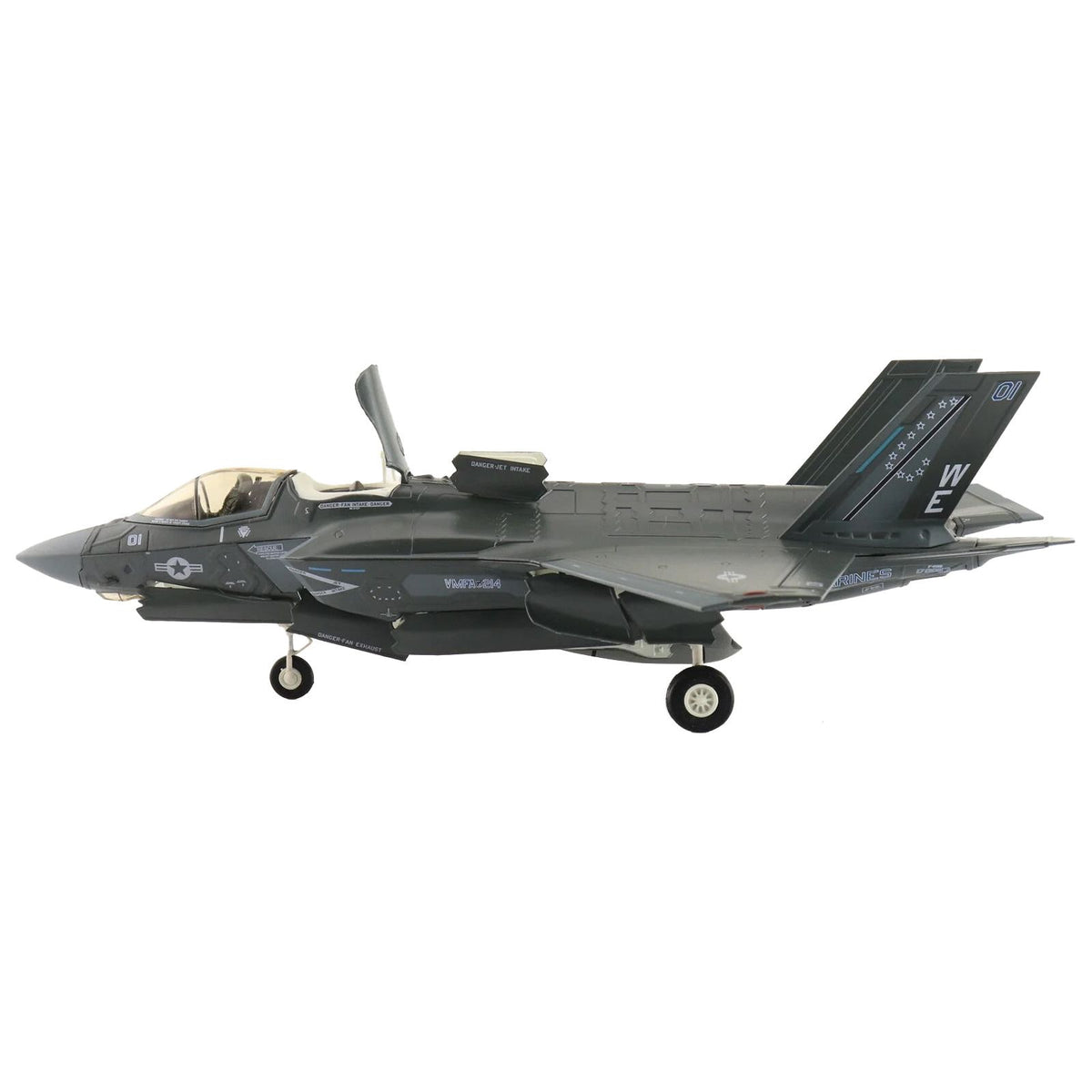 Lockheed F-35B Lightning II Aircraft "VMFA-214 Black Sheep Marine Corps Air Station Yuma" (2023) United States Marine Corps "Air Power Series" 1/72 Diecast Model by Hobby Master