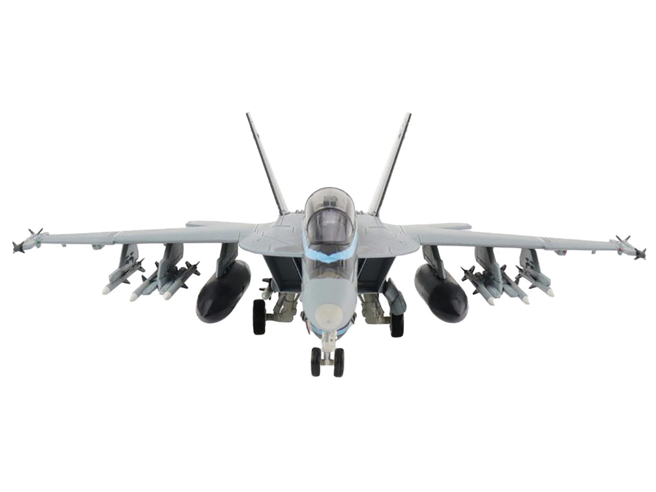 McDonnell Douglas F/A-18F Super Hornet Fighter Aircraft "TopGun 50th Anniversary Scheme" "NAWDC US Navy" "Air Power Series" 1/72 Diecast Model by Hobby Master